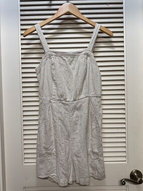 Old Navy Shorts romper Striped Cotton White/Cream